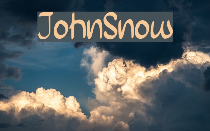 John_Snow Font examples