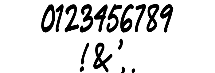 Johnie Horian Font OTHER CHARS