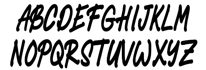 Johnie Horian Font LOWERCASE