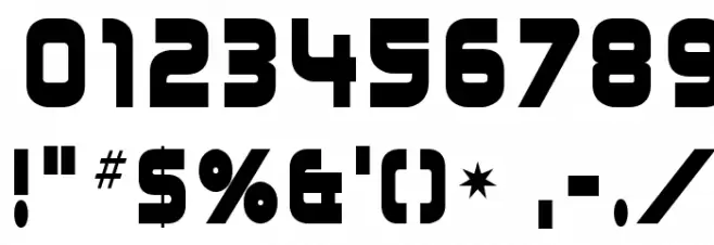 Johnny Fever Font OTHER CHARS