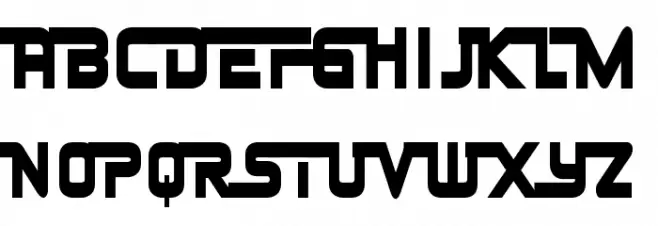 Johnny Fever Font UPPERCASE