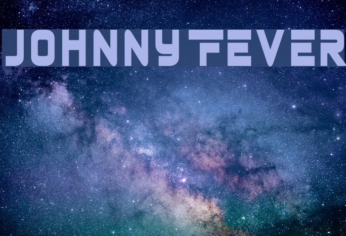 Johnny Fever Font examples