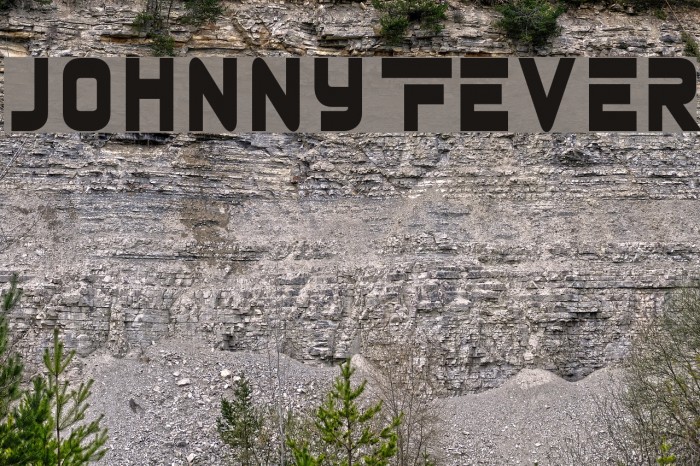 Johnny Fever Font examples