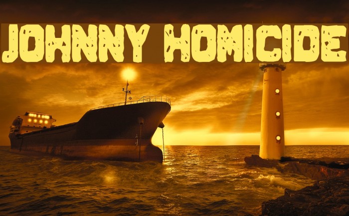 Johnny Homicide Font examples