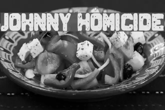 Johnny Homicide フォント examples