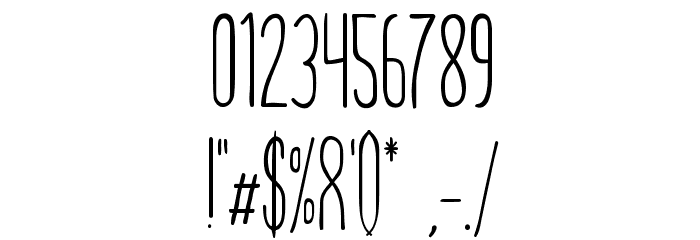 Johnny Long Font OTHER CHARS