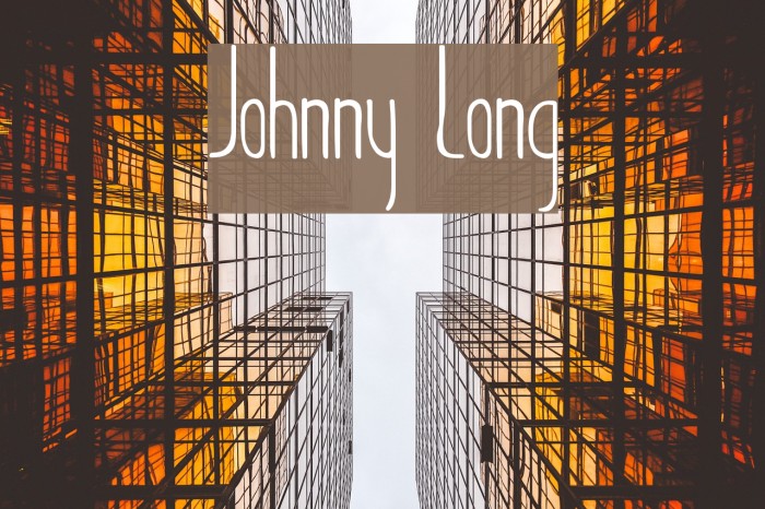 Johnny Long Font examples