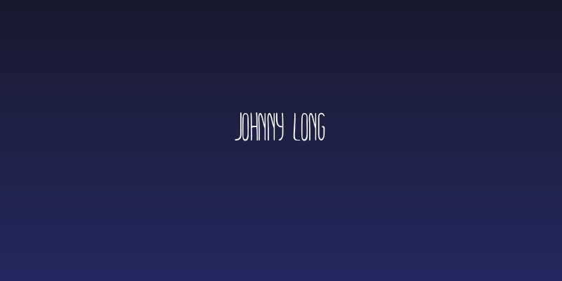 Johnny Long Social Header