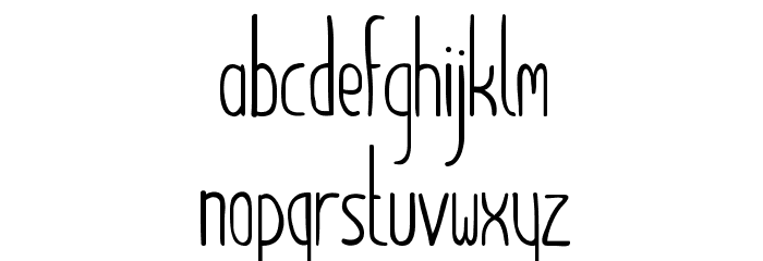 Johnny Long Font LOWERCASE