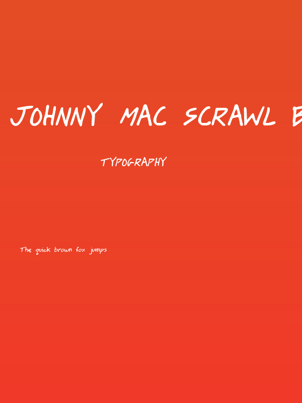 Johnny Mac Scrawl BRK Poster