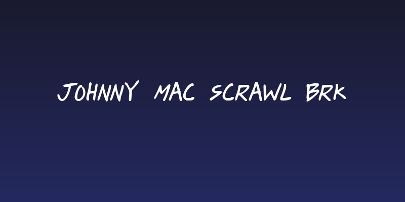 Johnny Mac Scrawl BRK Social Header