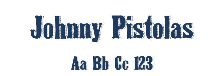 Johnny Pistolas Font Preview