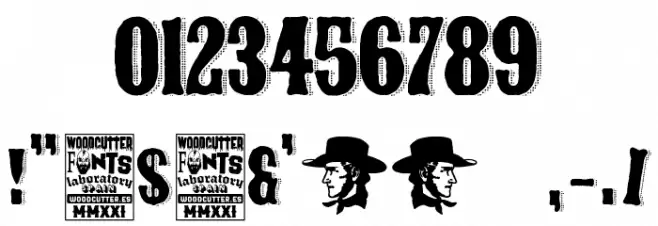Johnny Pistolas Font OTHER CHARS