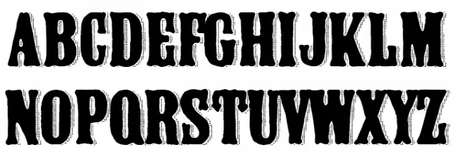 Johnny Pistolas Font UPPERCASE