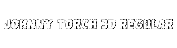 Johnny Torch 3D Regular Font