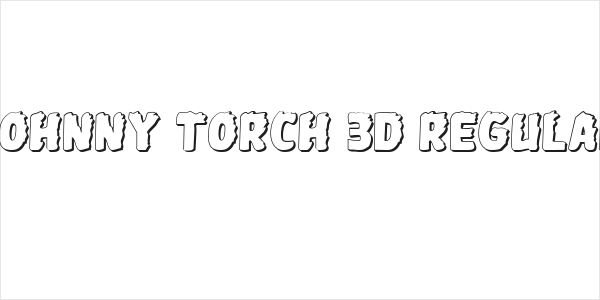Johnny Torch 3D Regular Logo