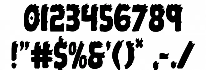 Johnny Torch Condensed Fonte OUTROS PERSONAGENS