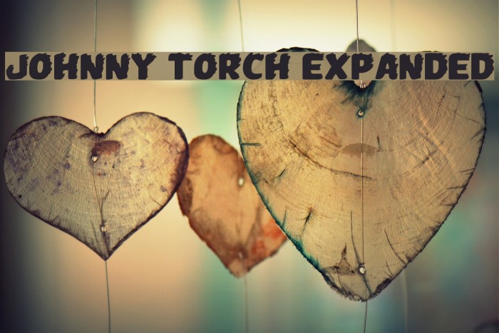 Johnny Torch Expanded Font examples