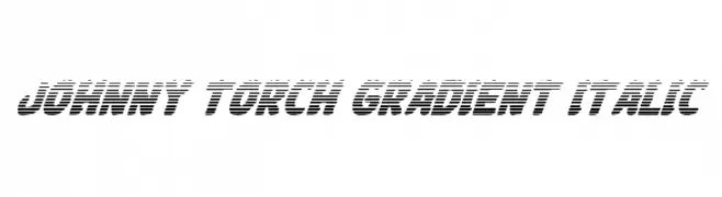 Johnny Torch Gradient Italic  Frei Schriftart Herunterladen