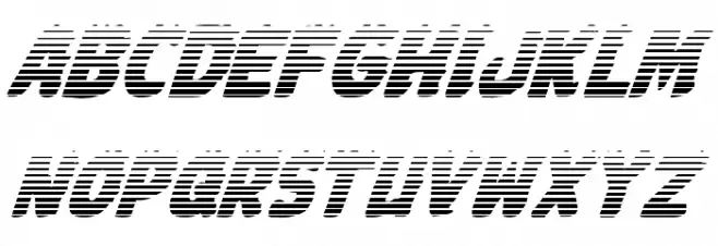 Johnny Torch Gradient Italic خط أحرف صغيرة