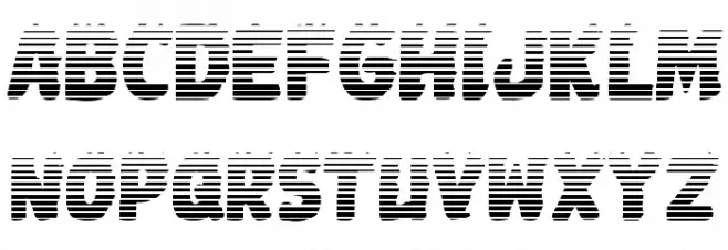 Johnny Torch Gradient Regular Schriftart Kleinbuchstaben