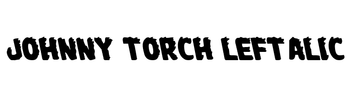 Johnny Torch Leftalic Font