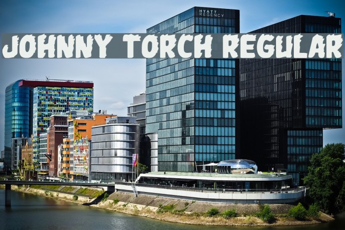 Johnny Torch Regular Font examples