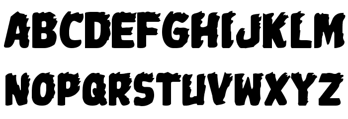 Johnny Torch Regular Font LOWERCASE