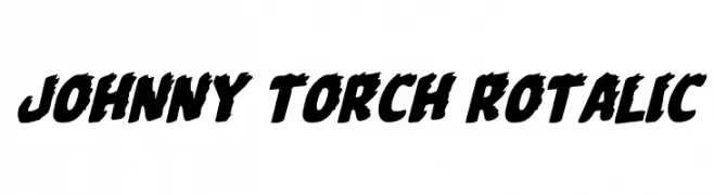 Johnny Torch Rotalic  フリーフォントのダウンロード