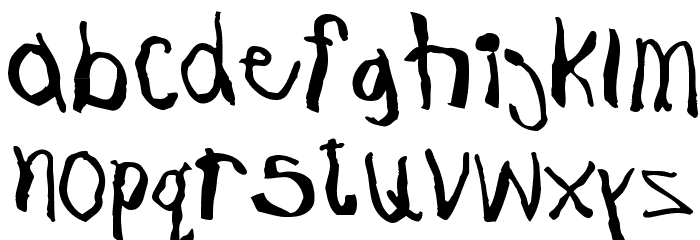 JohnnyBoy Font LOWERCASE
