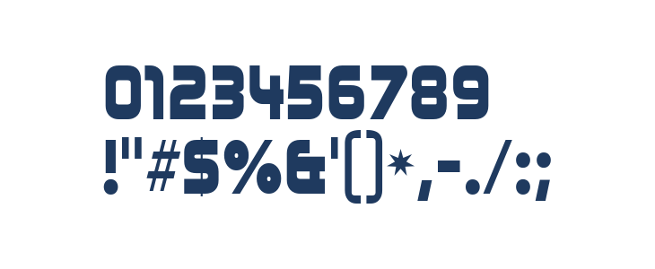 JohnnyFever-Regular Other Characters