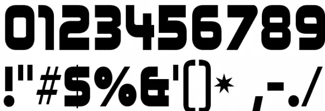 JohnnyFever-Regular Font OTHER CHARS