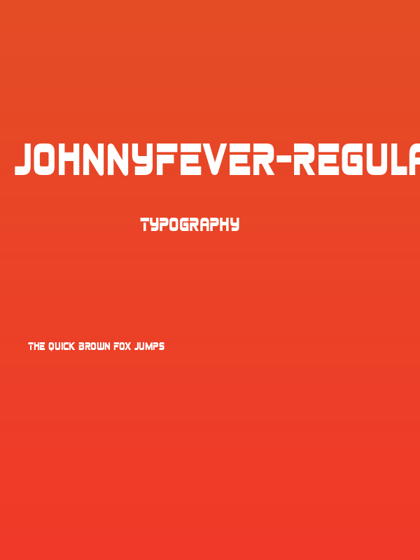JohnnyFever-Regular Poster