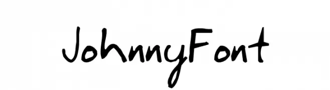 JohnnyFont  baixar fontes gratis