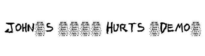 John's 1000 Hurts [Demo]  font caratteri gratis