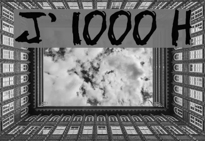 John's 1000 Hurts Fonte examples