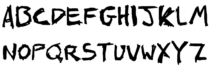 John's 1000 Hurts Fonte MINÚSCULAS
