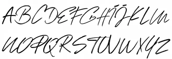 Johnson Rock Font Litere mari