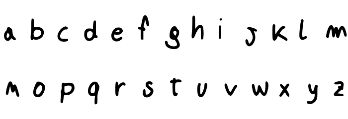 Johnsonscript Font LOWERCASE