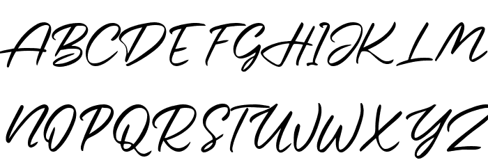 Johnston Airline Font UPPERCASE