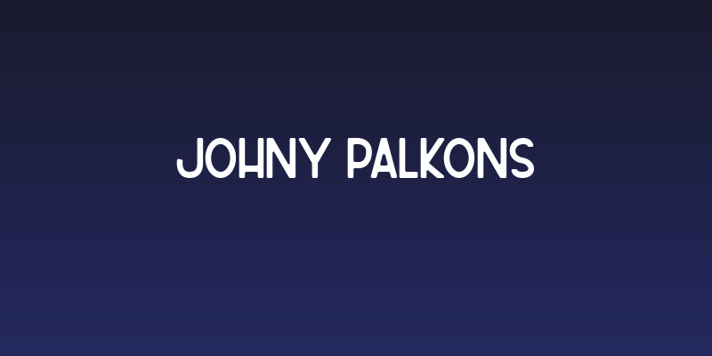 Johny Palkons Social Header