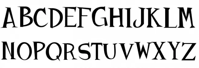 Johnyokonysm Schriftart Groß