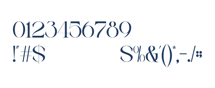 Joilway DEMO Regular Other Characters