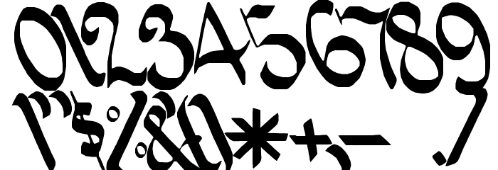 Joincaz Font OTHER CHARS