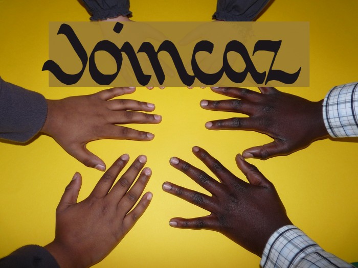 Joincaz Font examples