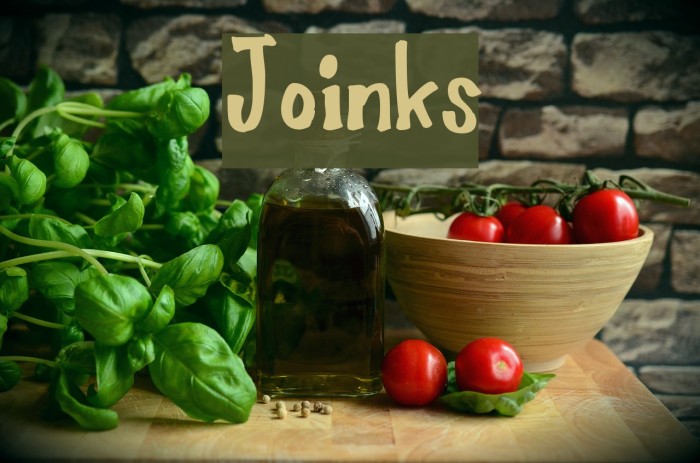 Joinks Font examples