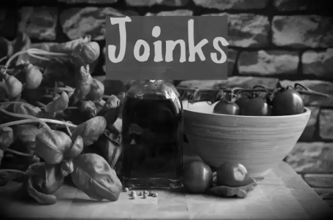 Joinks Schriftart examples