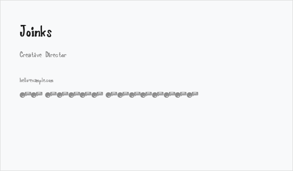 Joinks Business Card