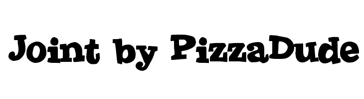 Joint by PizzaDude  Descarca Fonturi Gratis