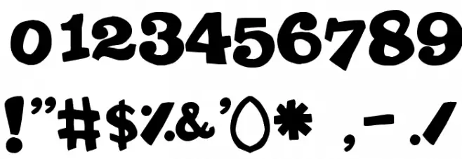 Joint by PizzaDude Font OTHER CHARS